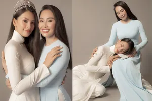 Tiểu Vy khoe sắc cùng mẹ trong bộ ảnh mới 
