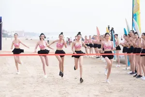 35 thí sinh hoa hậu Việt Nam trổ tài thi Người đẹp Thể thao