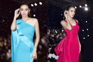 Tiểu Vy, Lương Thùy Linh đọ nhan sắc tại tuần lễ thời trang