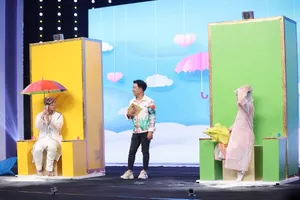 Thúy Ngân mất hình tượng chỉ vì đồ ăn ở 7 Nụ cười xuân