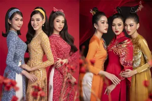 Tốp 3 Hoa hậu Việt Nam 2020 đẹp sắc sảo trong bộ ảnh Tết