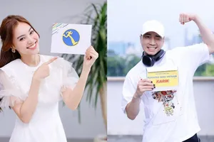 Lan Ngọc và Karik là 2 cast của Running man VietNam