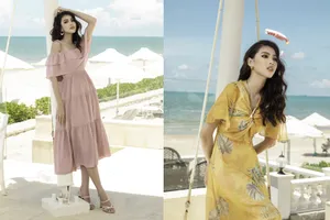 Á hậu Ngọc Thảo comeback với hình ảnh nàng thơ trên bãi biển