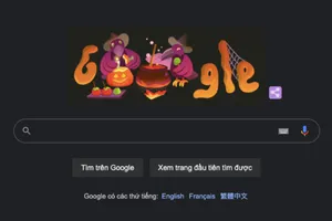 Google thay Doodle ma mị nhân lễ hội Halloween 2021