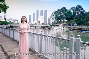 'Miss Grand International' đăng tải clip dự thi của Thùy Tiên 
