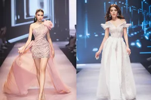 Á hậu Ngọc Thảo và Hoa hậu Trân Đài sánh bước cùng các thiên thần nhỏ 