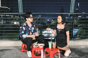 Quốc Bảo và Trà Ngọc hẹn hò trên nóc hầm Thủ Thiêm quận 2 