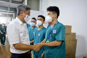 Bàn giao BV dã chiến số 16, thân thương hai tiếng “đồng bào“