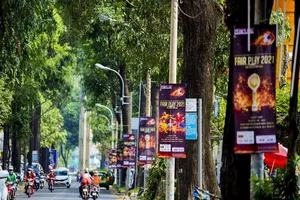 Đường phố TP.HCM trước ngày trao giải Fair Play 2021