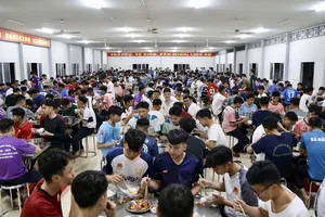 Chuyện ở bếp ăn cho hơn 3.000 chiến sĩ A50 Bộ Công an tham gia diễu binh 30-4