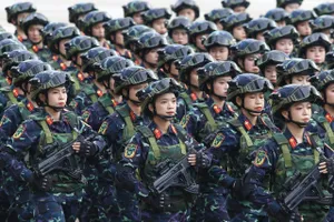 Ngắm các 'bóng hồng thép' rạng rỡ tại tổng duyệt diễu binh, diễu hành A80