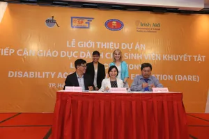 Ra mắt dự án Tiếp cận giáo dục dành cho sinh viên khuyết tật