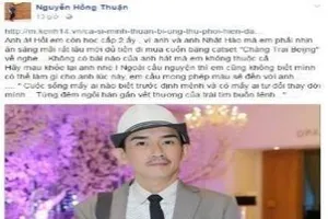 Nghệ sĩ và cộng đồng mạng mong phép màu đến với ca sĩ Minh Thuận