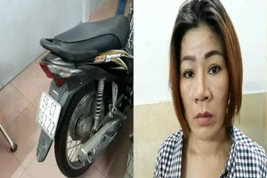  Nữ đạo chích 'chôm' xe máy kẻ say ở vỉa hè