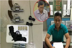 Hai cha con buôn súng sa lưới đặc nhiệm trong đêm