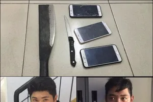 Thủ dao đi cướp giật, hai thanh niên đụng đặc nhiệm