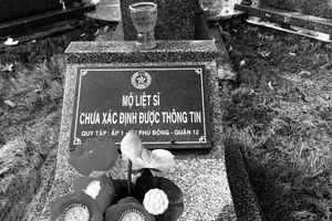 Tản mạn trong Nghĩa trang liệt sĩ chiều 30-4 