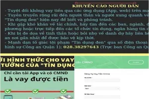 Công an quận 1 cảnh báo thủ đoạn biến tướng của tín dụng đen