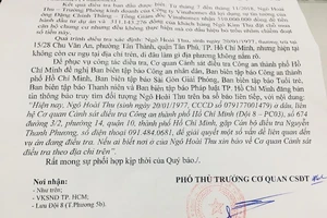 Công an TP.HCM truy tìm cựu trưởng phòng của Vinahomes