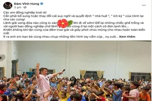 Mr Đàm góp ý nghệ sĩ trẻ: Lãnh giải xong đừng vội bỏ về