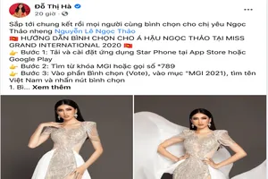 Dàn hậu đình đám kêu gọi ủng hộ Ngọc Thảo trước thềm chung kết