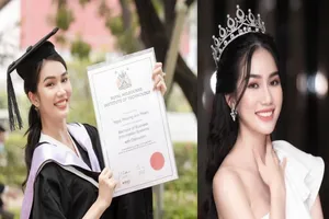 Á hậu Phương Anh: ‘Tôi học khi chờ makeup, thử quần áo’