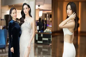  Đỗ Mỹ Linh khoe lưng trần đọ sắc cùng dàn hậu