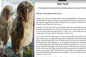 14 tổ chức bảo tồn ĐVHD gửi thư đến UBND tỉnh Long An