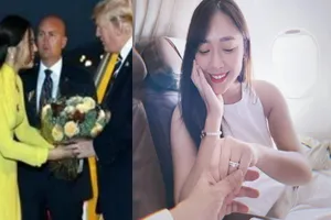 Cô gái tặng hoa Tổng thống Donal Trump ngày ấy giờ ra sao?