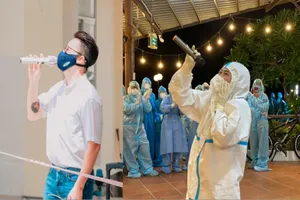 Nghệ sĩ mang âm nhạc đến bệnh viện, khu cách ly