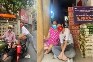 Hoa hậu Khánh Vân giúp đỡ người khuyết tật, bán vé số tại TP.HCM