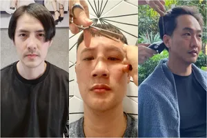 Đàm Thu Trang, Đông Nhi và sao Việt trổ tài cắt tóc cho chồng mùa dịch