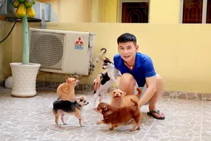 Nghệ sĩ TP.HCM chia sẻ khoảnh khắc bình dị bên những chú chó cưng