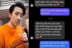  Thủ đoạn tinh vi khi mạo danh Trấn Thành bán nước hoa giả, kém chất lượng