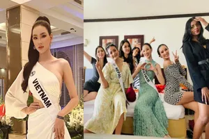 Đi thi Hoa hậu Liên lục địa, Ái Nhi bị giữ 15 chiếc váy vì nghi…buôn lậu