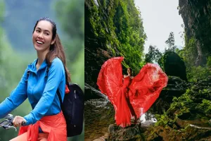 ‘Lạc lối’ ở Hang Tiên Quảng Bình cùng Á hậu Vũ Hoàng My