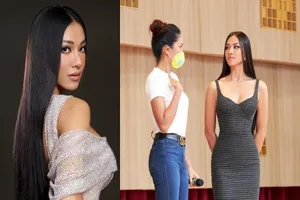 Kim Duyên catwalk trên 3 sân khấu giả định của Hoa hậu hoàn vũ