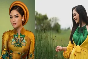 Mỹ nhân Việt giới thiệu ống hút bằng cỏ của Việt Nam tại Miss Earth 2021