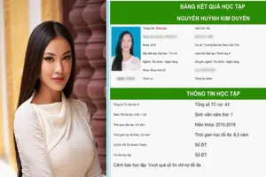 Sự thật vụ Á hậu Kim Duyên nợ 43 tín chỉ ở trường Đại học