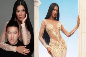 Ngắm Á hậu Kim Duyên trong trang phục dạ hội của NTK Lê Thanh Hòa