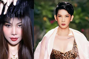 Xuân Lan, Thanh Hằng đọ catwalk trong show thời trang Hà Linh Thư