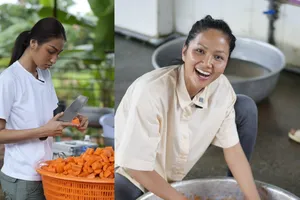 H’Hen Niê, Bảo Ngọc nấu lagu gà cho bệnh nhân HIV/AIDS