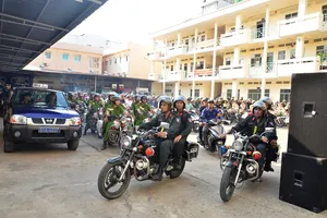 TP.HCM: Cảnh sát cơ động tuần tra 24/24 giờ để trấn áp tội phạm