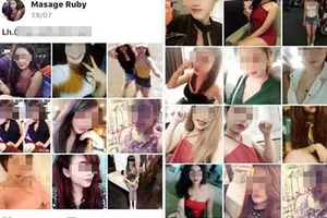 Bắt 2 'tú ông' điều phối đường dây mại dâm trên mạng