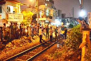 Người đàn ông bị tàu hỏa tông tử vong