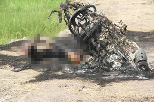 Xác minh được thi thể cháy đen cạnh xe tay ga ở Củ Chi 