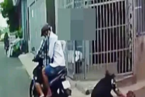 Cận cảnh 2 kẻ giật dây chuyền ở TP.HCM