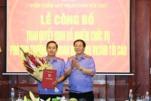 Viện tối cao có phó thủ trưởng cơ quan điều tra mới