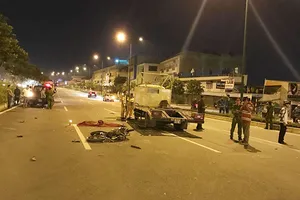 Va chạm trên đường Phạm Văn Đồng, đôi nam nữ tử vong