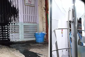 Côn đồ tạt sơn, phá ô tô, đánh 2 vợ chồng ở Gò Vấp